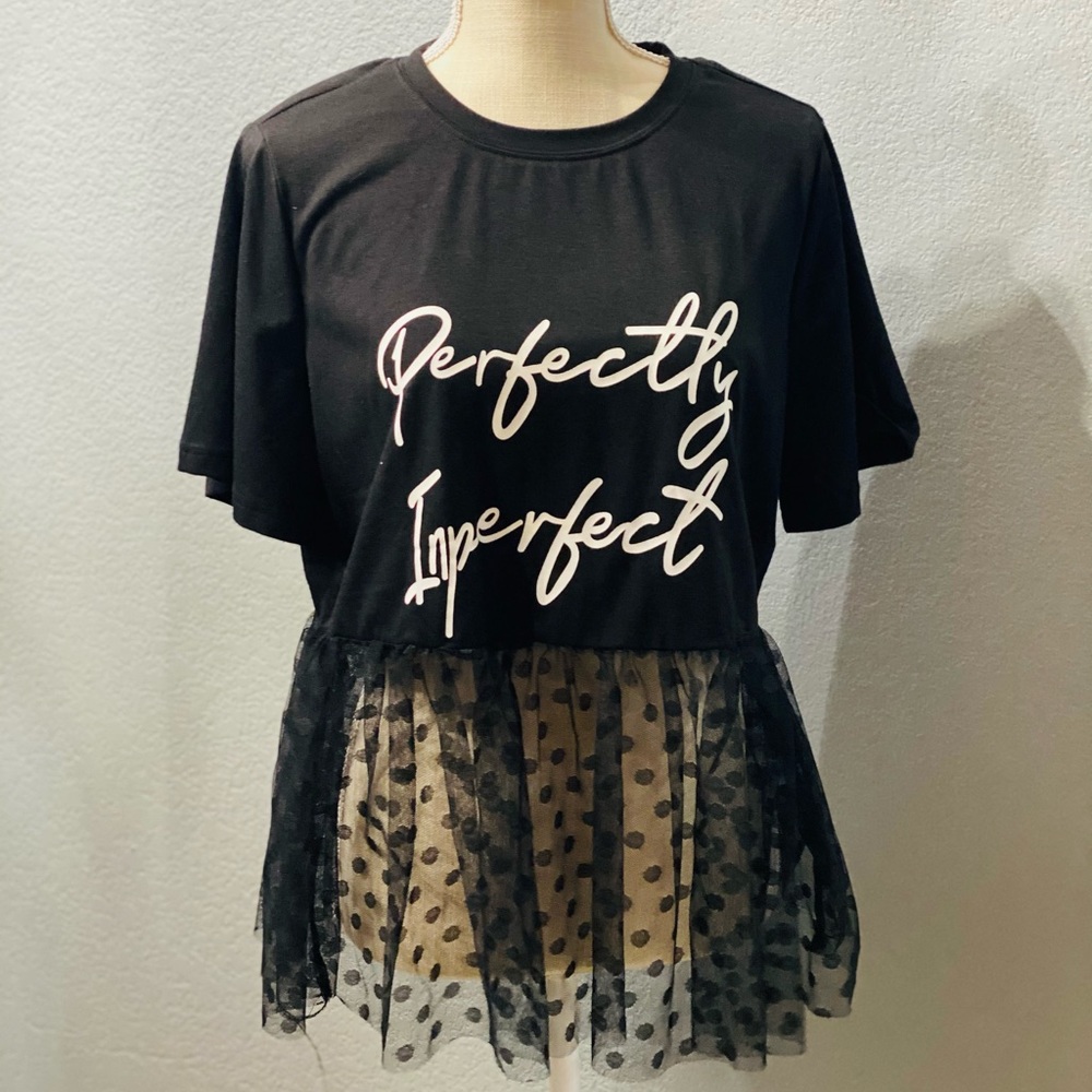 Black Shein Top “perfectly inperfect”